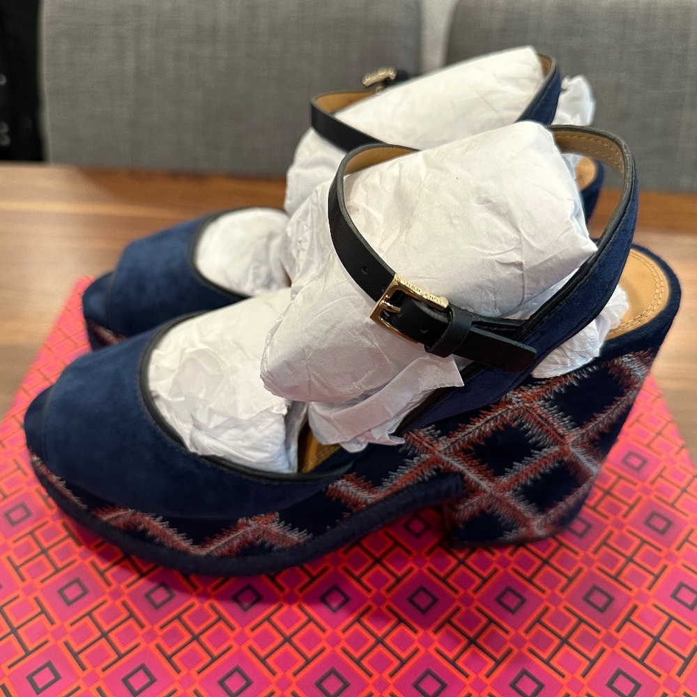 Tory Burch Trinity 100mm Platform Sandal